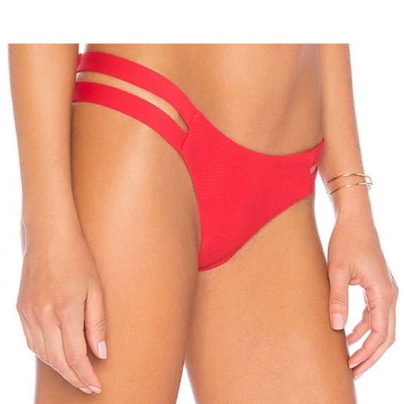 NWT - Tavik Chloe Mini Swim‎ Bottom Textured Amalfi Hibiscus - Picture 2 of 7